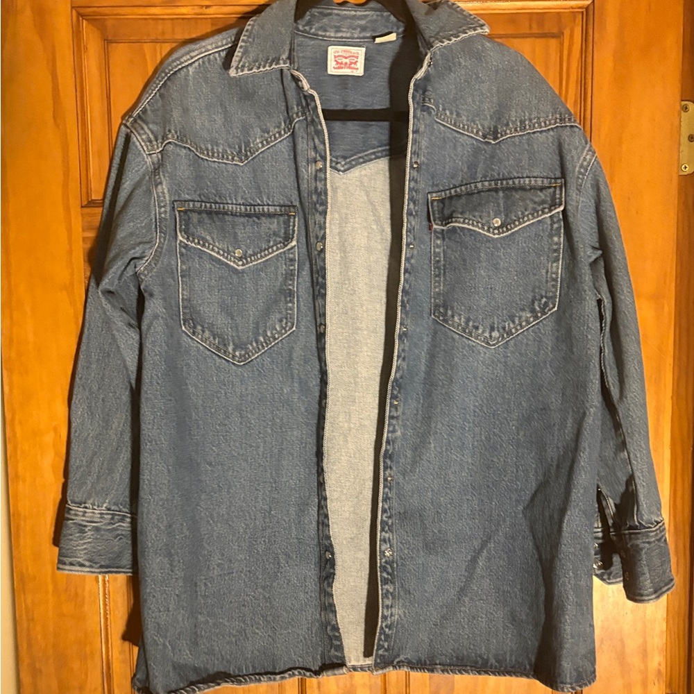 Vintage Denim Button-Up Shirt LEVIS